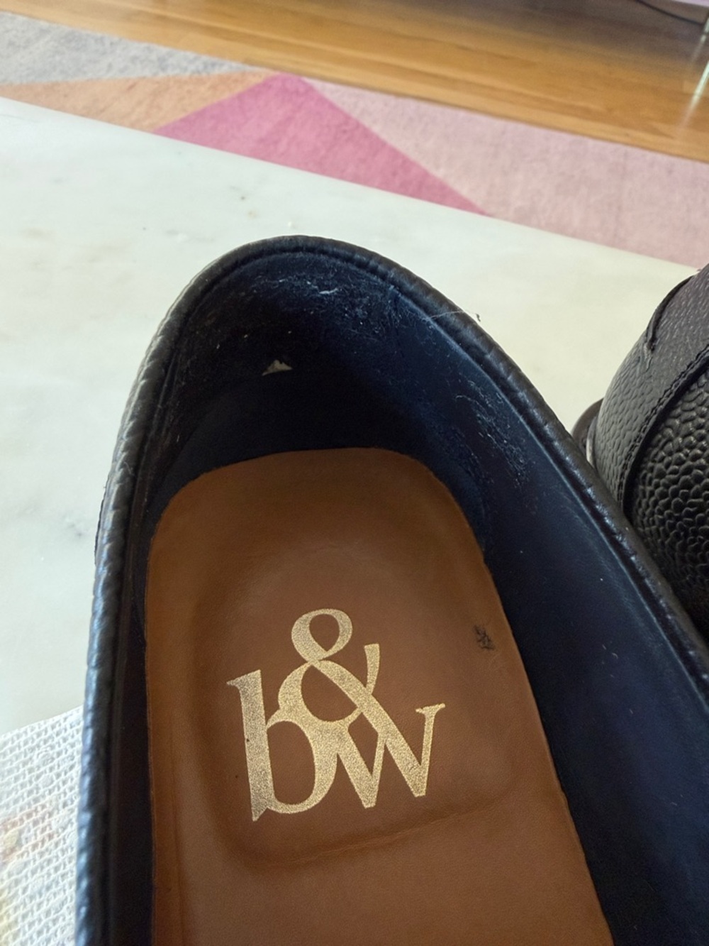 Blackstock & Weber Ellis Penny Loafer in Onyx - Picture 7 of 8